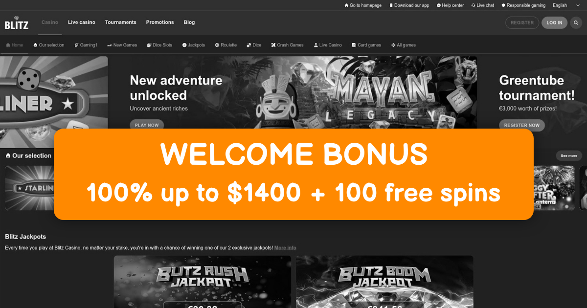 Casino Blitz - Canada's Fast Payout Casino Experience